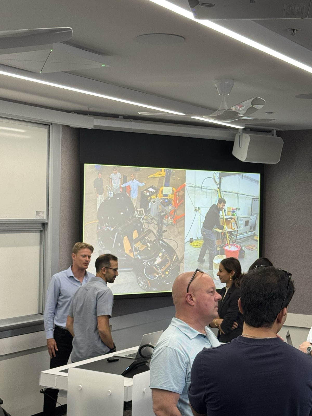 Drew Baglino, former Tesla CTO, speaking with Stanford Climate Ventures students